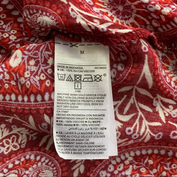 Old Navy Paisley Print Blouse - Picture 5 of 6